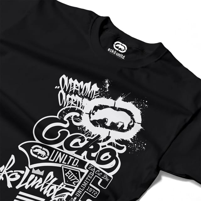 Ecko Untld. Ecko Untld. Men's Logo'd Up T-Shirt in Black - 3