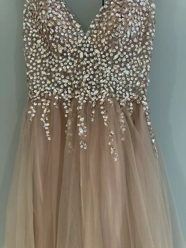 Mascara London Mascara London Embellished Prom/Evening Gown – UK 8