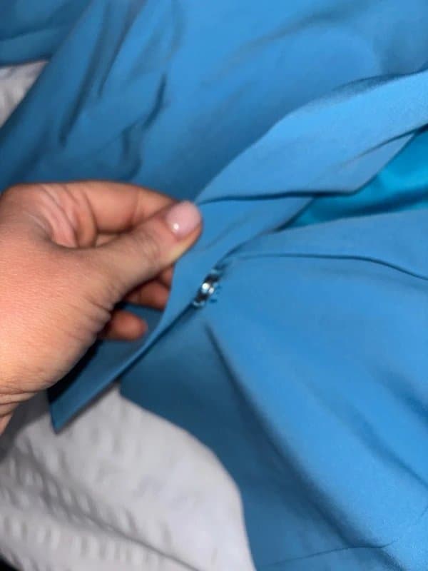 ASOS ASOS cropped blue blazer
