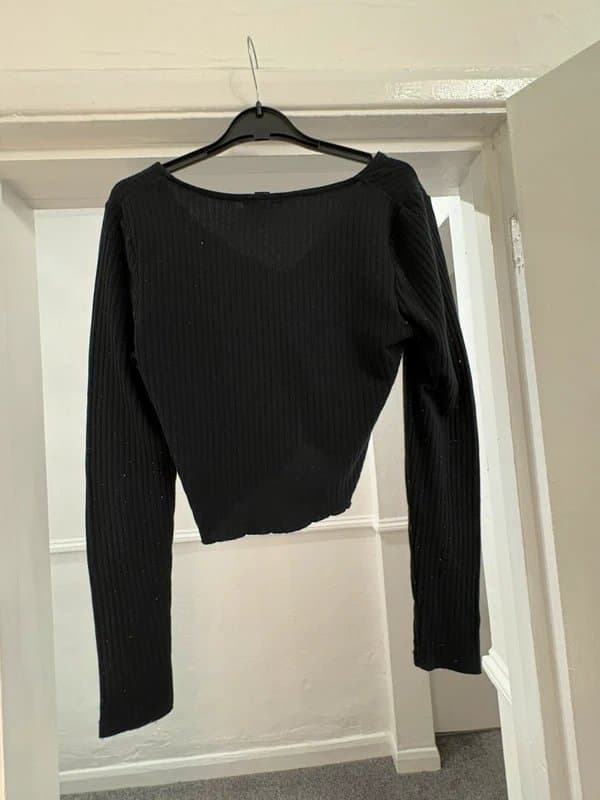 New Look New look center ruched cropped tee
