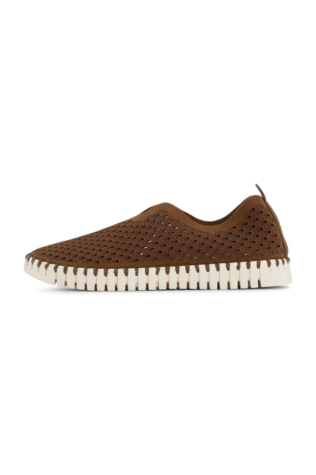 ILSE JACOBSEN Ilse Jacobsen Women's Tulip Laser Cut Out Shoe Tannin Brown