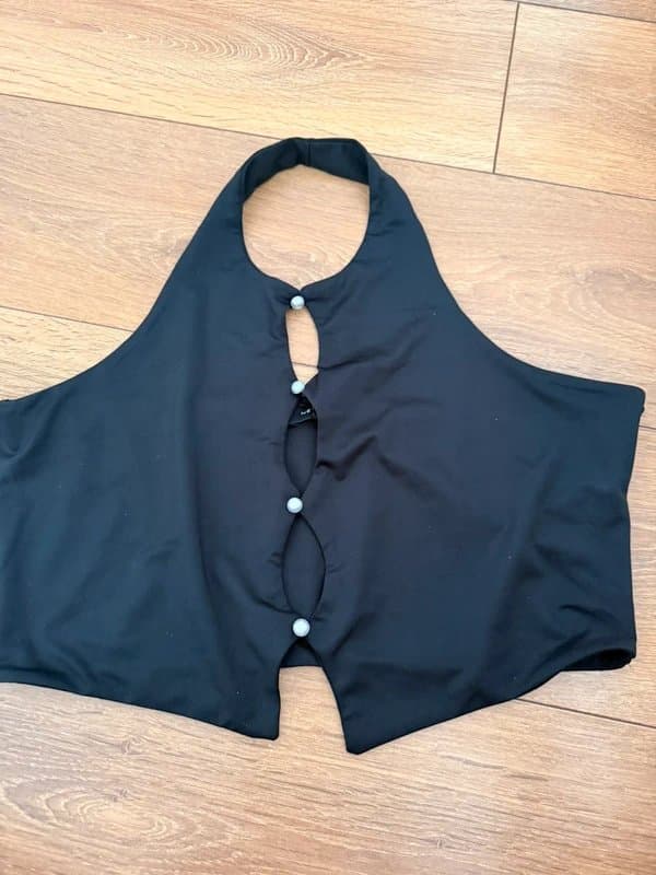 New Look pearl halter top