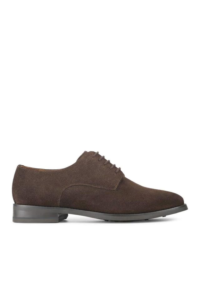 Jones Bootmaker Jones Bootmaker Men's Chesterfield Smart Leather Blake Stitched Shoes in Dark Brown - 2