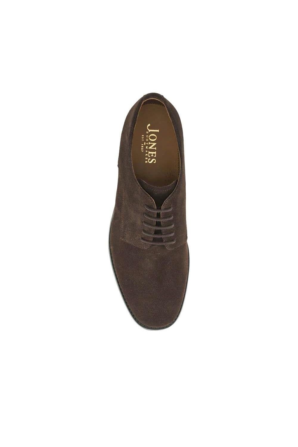 Jones Bootmaker Jones Bootmaker Men's Chesterfield Smart Leather Blake Stitched Shoes in Dark Brown - 4