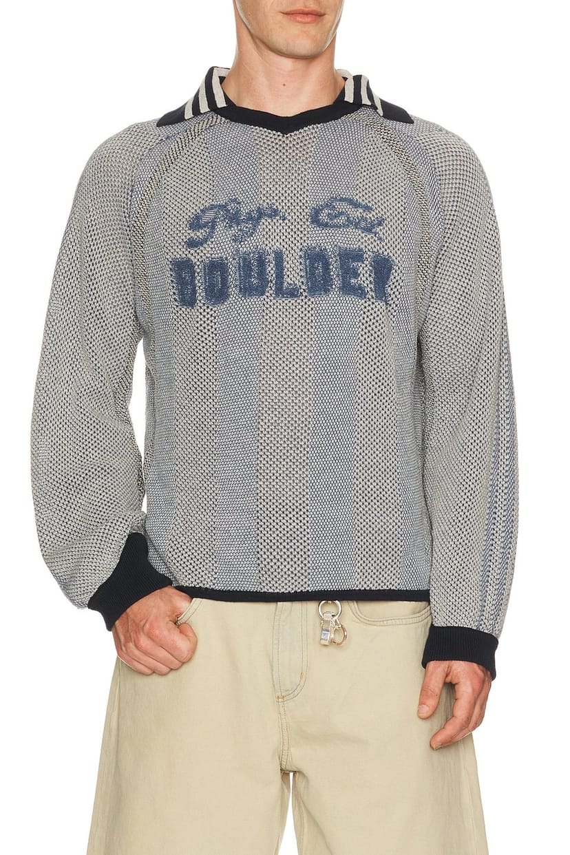 revolve Athletic Stripe Sweater - 1