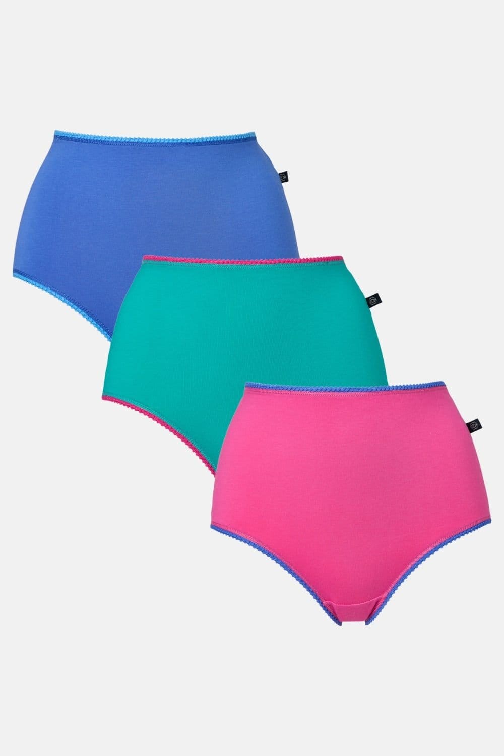 British Boxers Multicolor Cotton Full Briefs Pack of Three