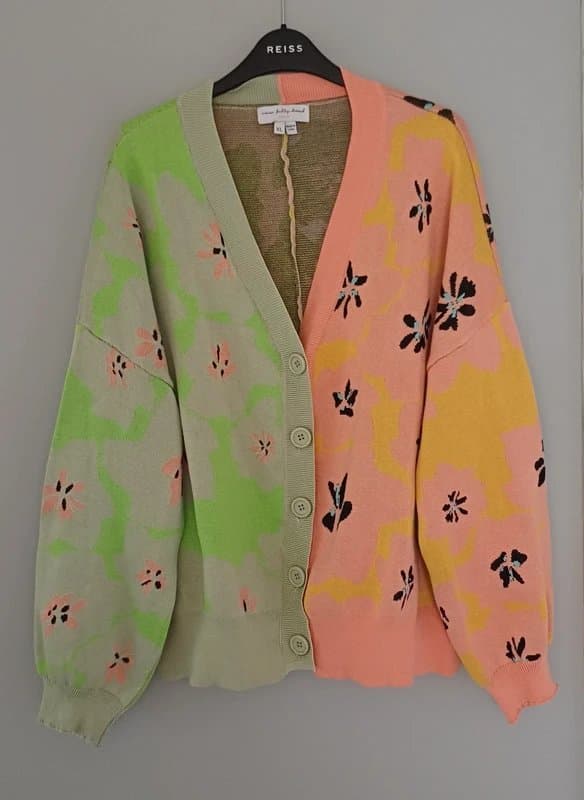 Mint Velvet Never Fully Dressed Multicolour Cardigan- size XL (18/20)
