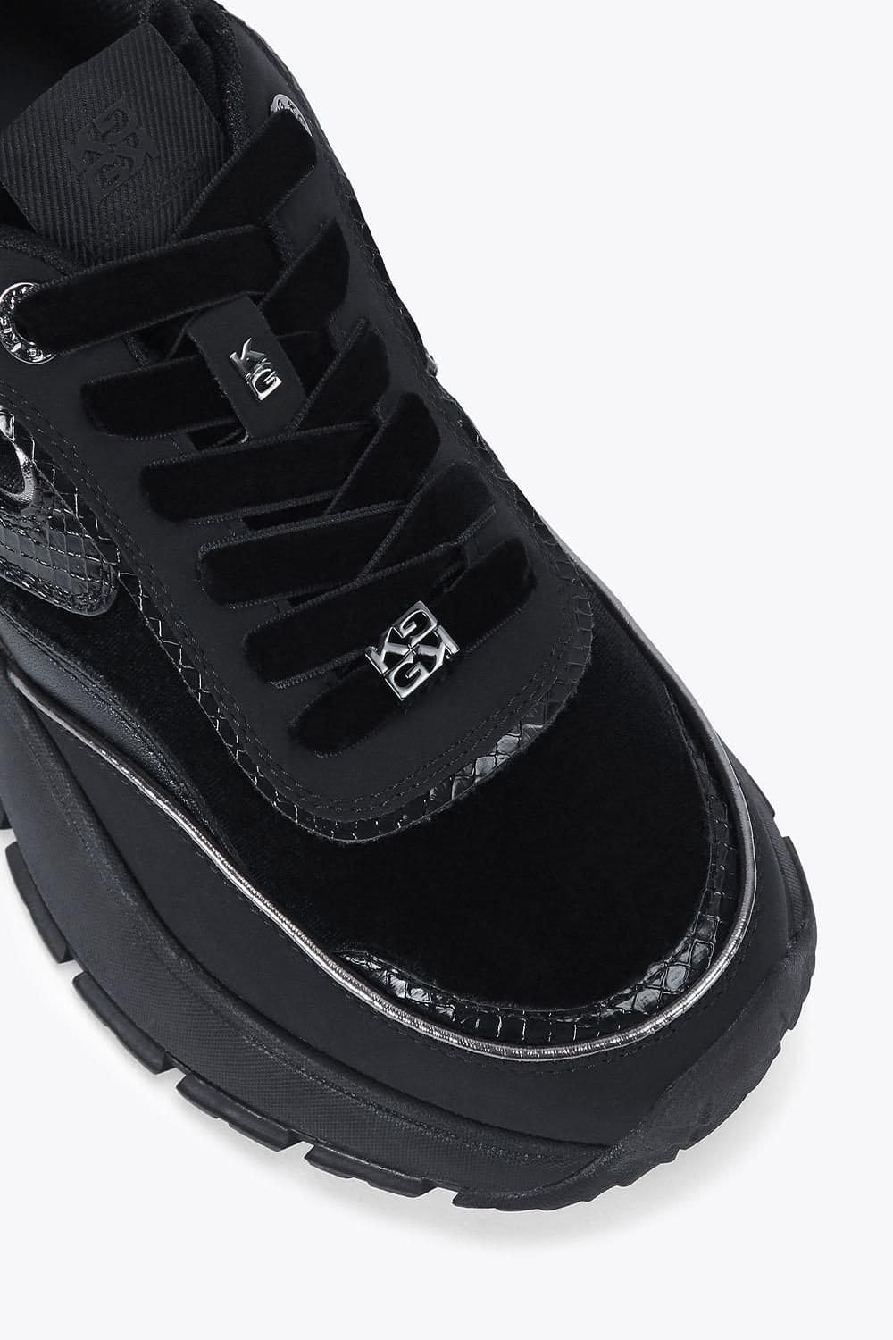 KG Kurt Geiger KG Kurt Geiger Women's 'Lisbon Lace Up' Trainers in Black - 4