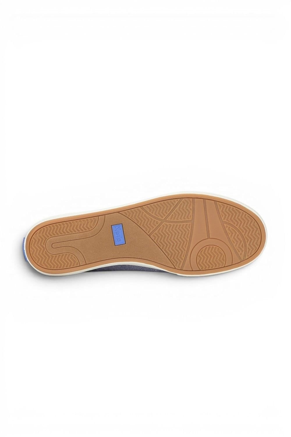 keds Keds Women's Center III Boat Chambray Slip-On in Blue - 4