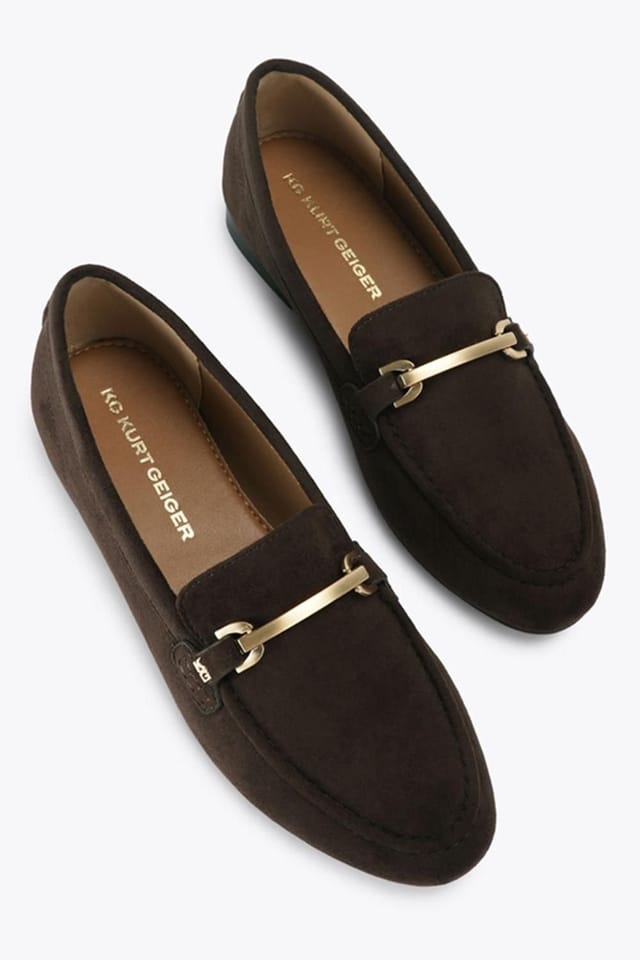 KG Kurt Geiger KG Kurt Geiger Women's 'Million' Suedette Flats in Brown - 2