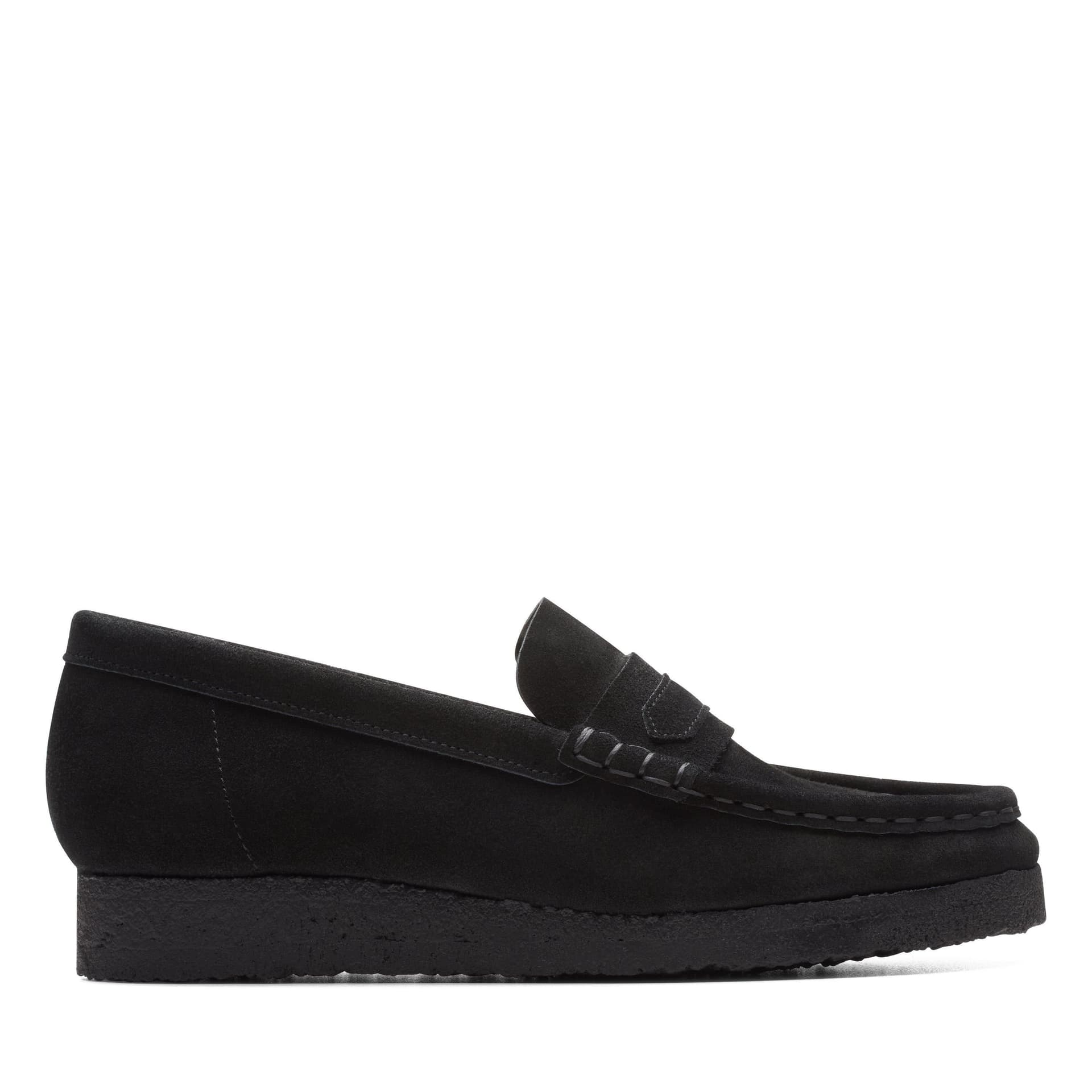 Clarks Clarks Men's Black Suede Wallabee Loafer