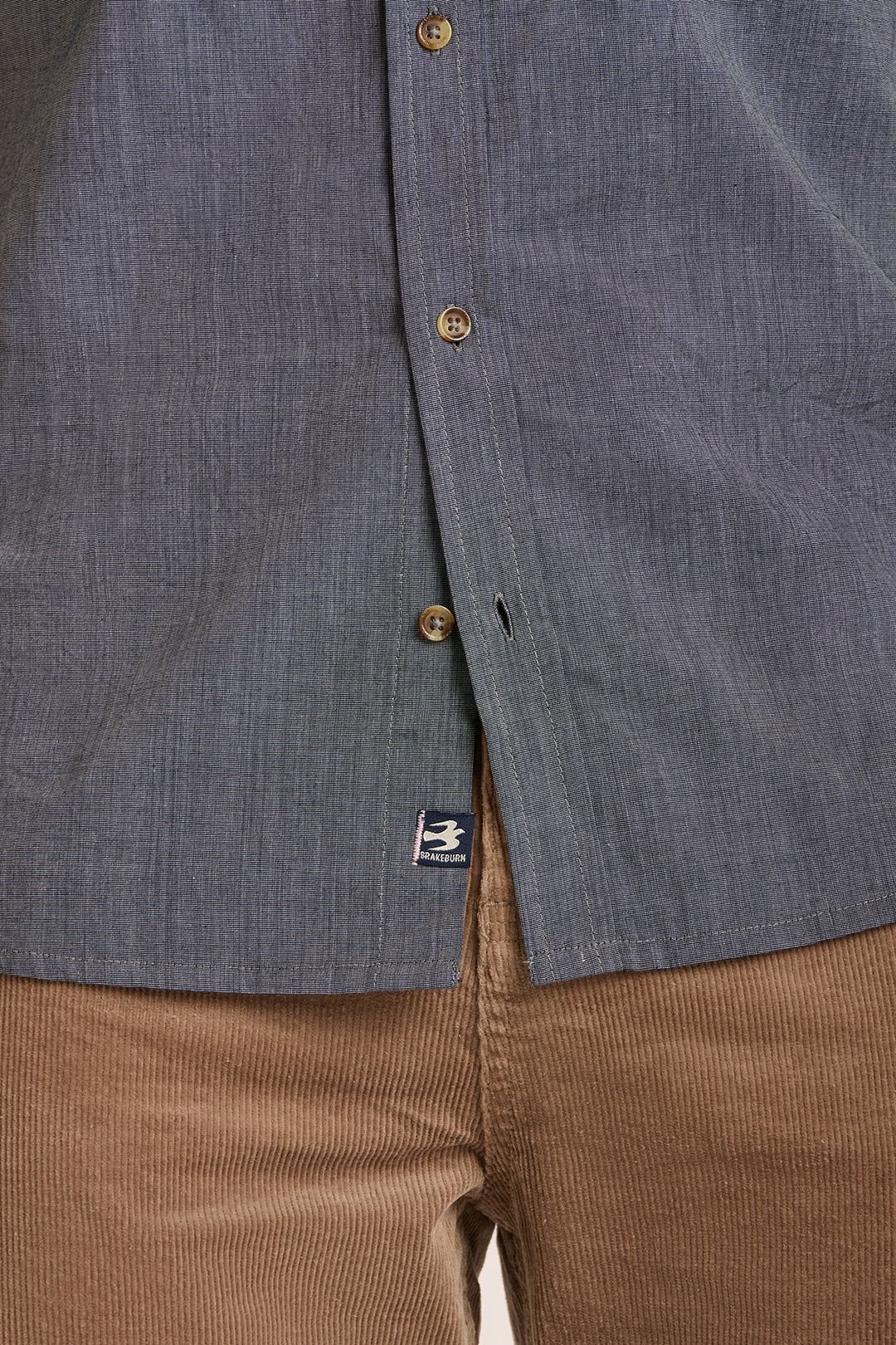 Brakeburn Brakeburn Men's OAKENSHAW SHIRT in Blue - 4