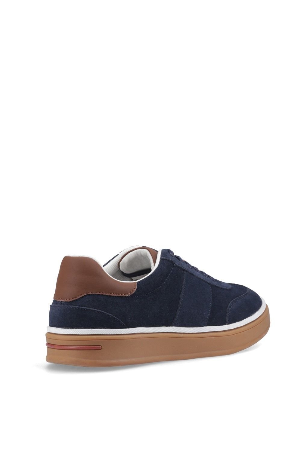 Hush Puppies Hush Puppies Men's Carlos Suede Trainer in Navy - 2