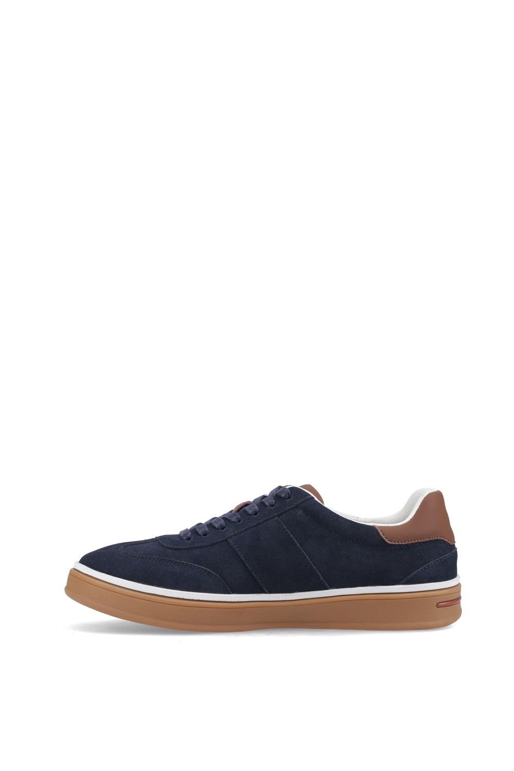 Hush Puppies Hush Puppies Men's Carlos Suede Trainer in Navy - 4