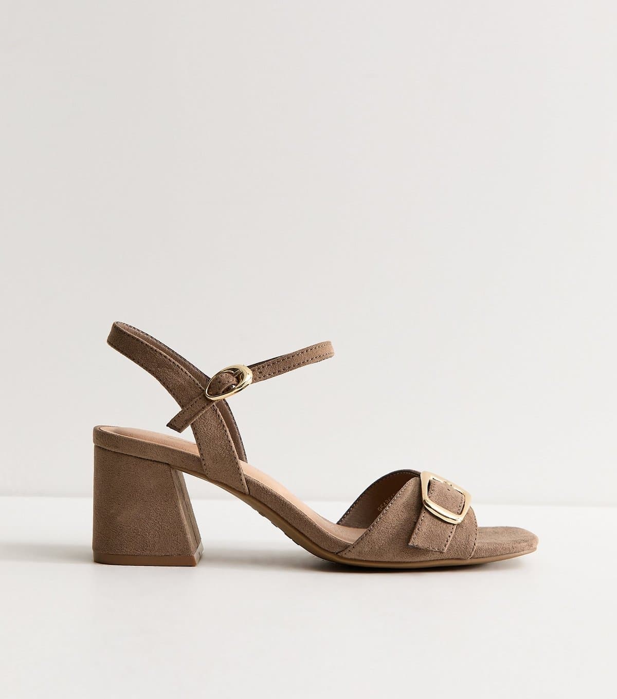 New Look New Look Light Brown Faux Suede Block Heel Sandals