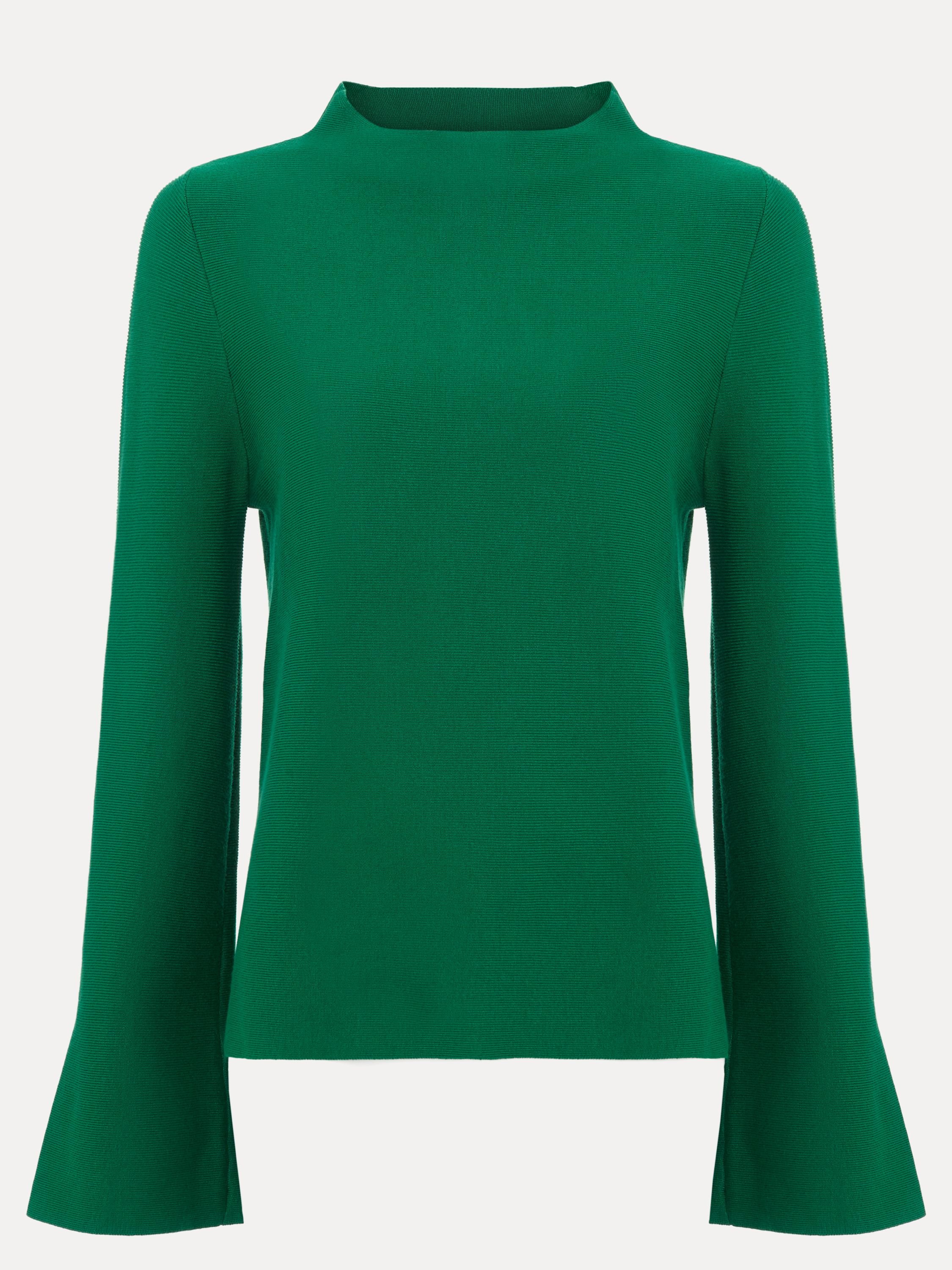 Phase Eight Phase Eight Women's Julia Peplum Compact Knit in Emerald - 2