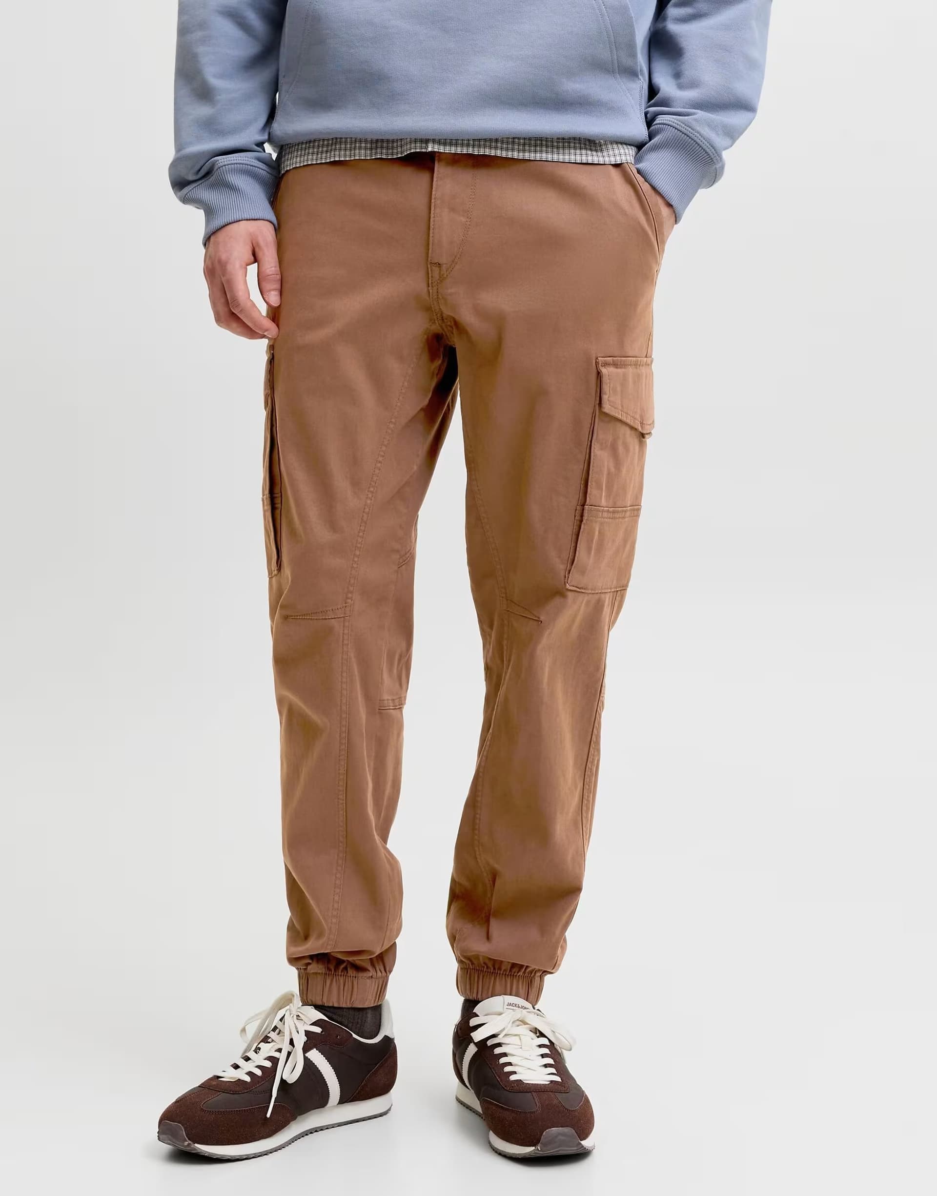 ASOS Jack & Jones Cargo trousers in cocoa
