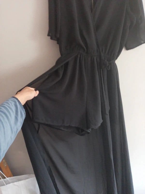 New Look Black Wrap Jumpsuit