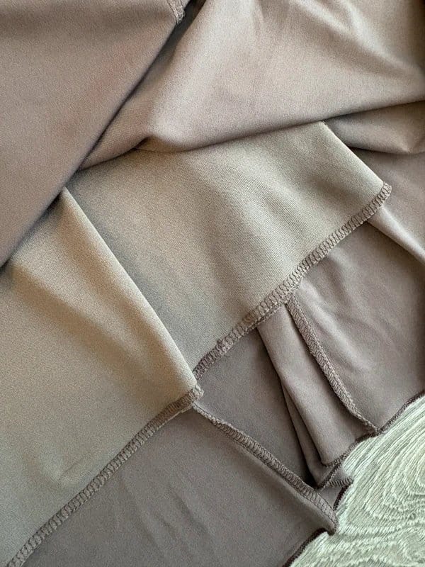 forever michael gold Forever by Michael Gold midi skirt Taupe A-line skirt Elegant occasion Minimal chic - 1