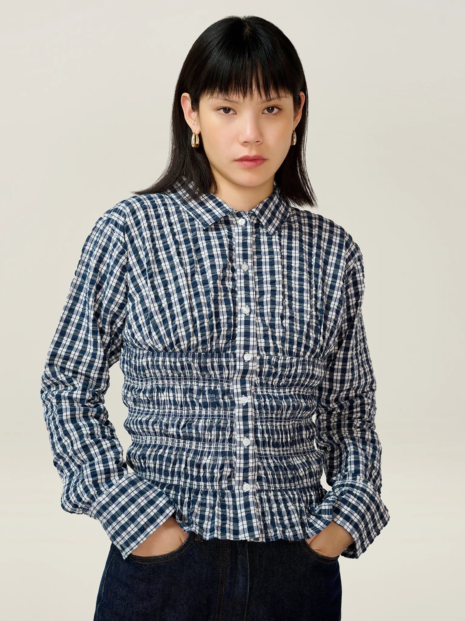 OMNES Issy Check Shirt