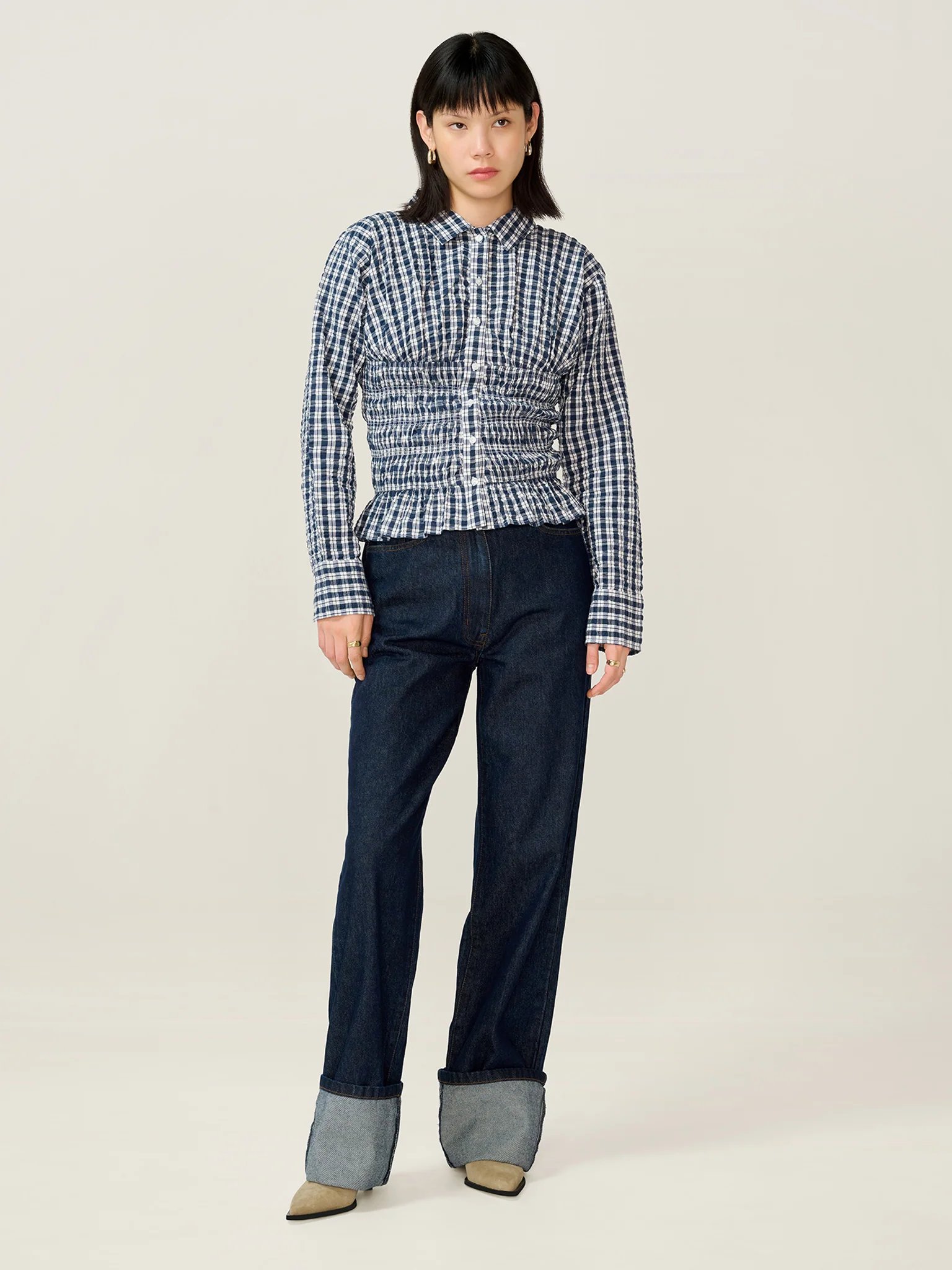 OMNES Issy Check Shirt - 2