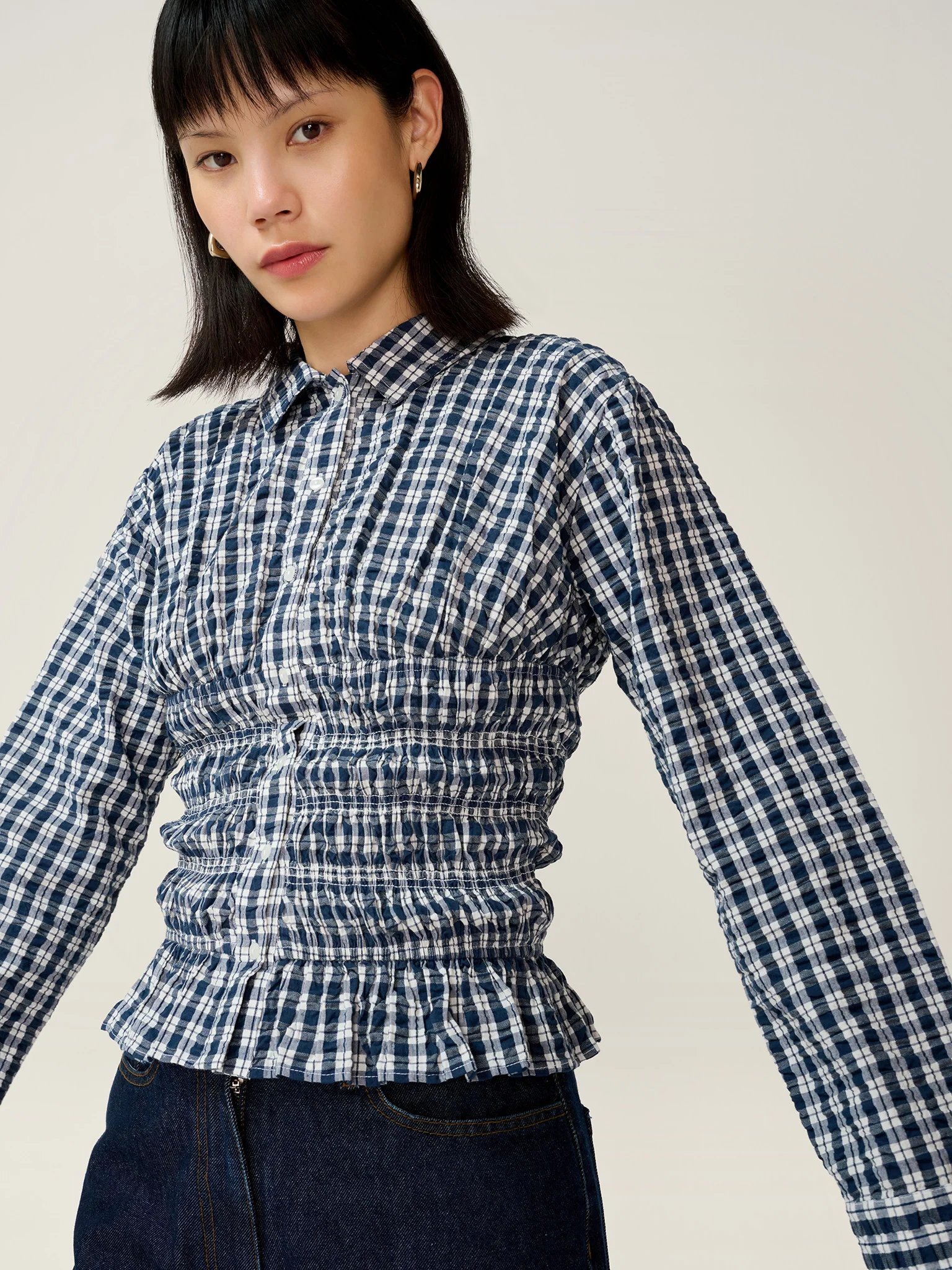 OMNES Issy Check Shirt - 3