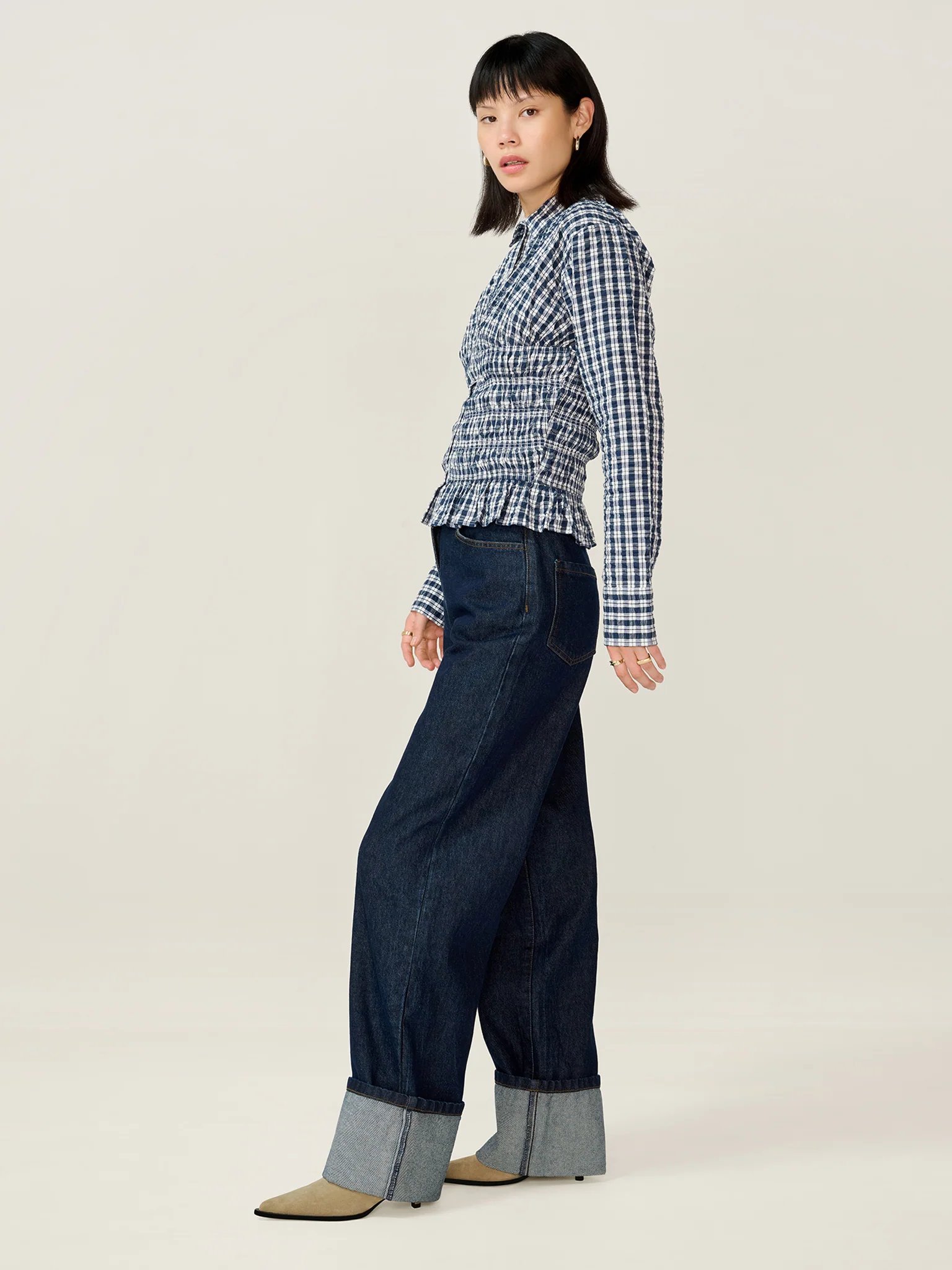 OMNES Issy Check Shirt - 4