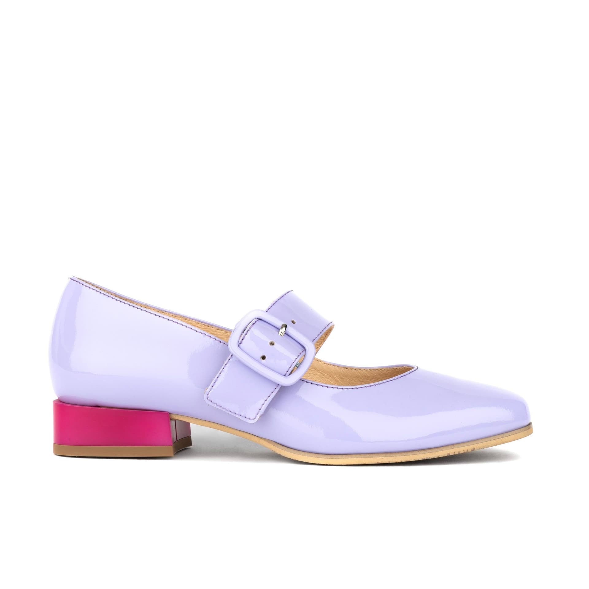 Embassy London Embassy London Lavender & Rose Mary-Jane Shoes