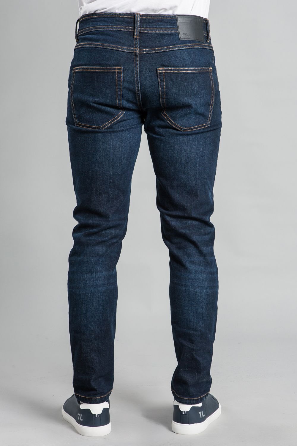 Tokyo Laundry Tokyo Laundry Men's Slim Fit Cotton Blend Jeans in Dark Blue - 2