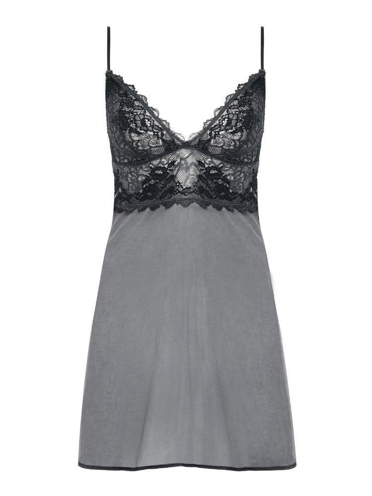 Wacoal Wacoal Women's Lace Perfection Chemise in Grey - 4
