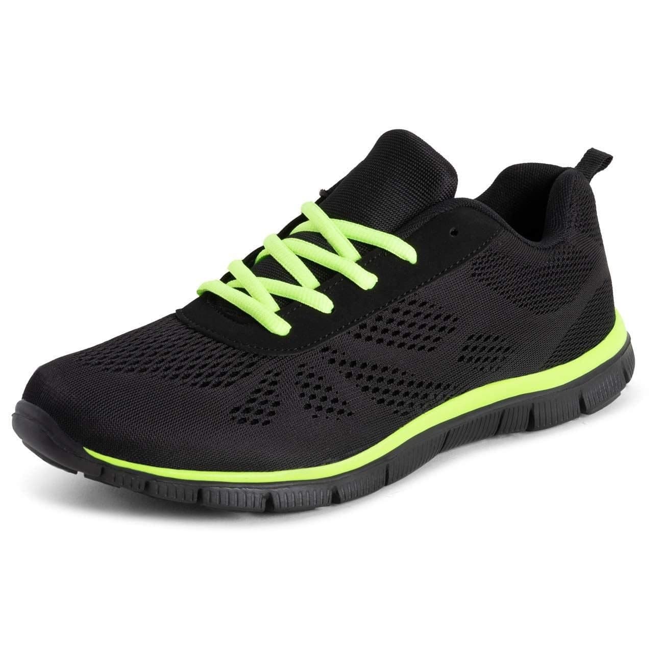 Viva VIVA Men's Get Fit Mesh Running Trainers Athletic Walking Gym Shoe Sport Run in Green