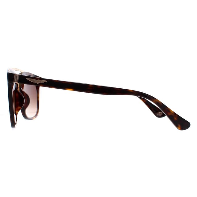 Police Police Men's Square Havana & Gold Brown Gradient SPLB41 Origins 35 Sunglasses - 3