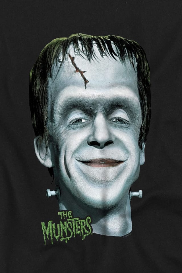 NBCU NBCU Men's The Munsters Herman T-Shirt, Black - 3