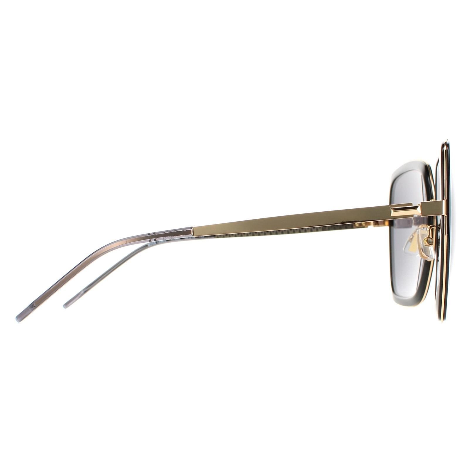 Hugo Boss Hugo Boss Women's Square Gold Black Grey BOSS 1208/S - 4