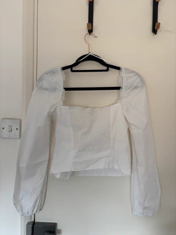 Bershka Bershka white blouse