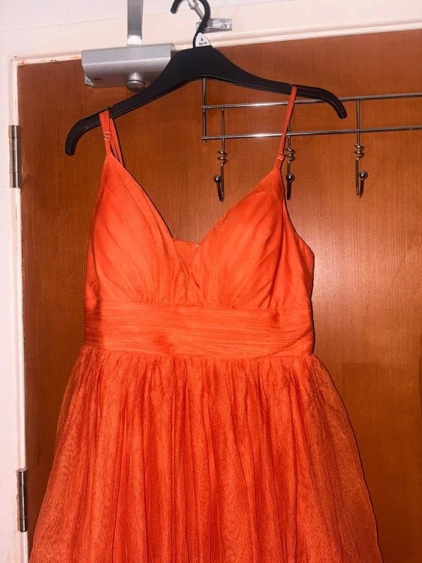 ASOS lovely orange dress - 1