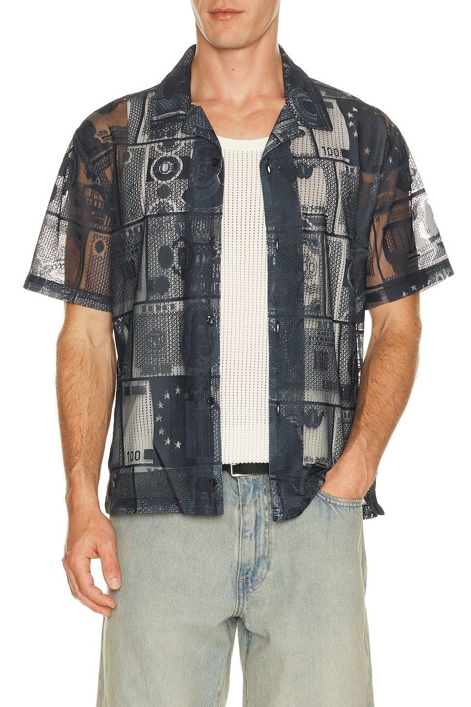 revolve Global Currency Lace Shirt