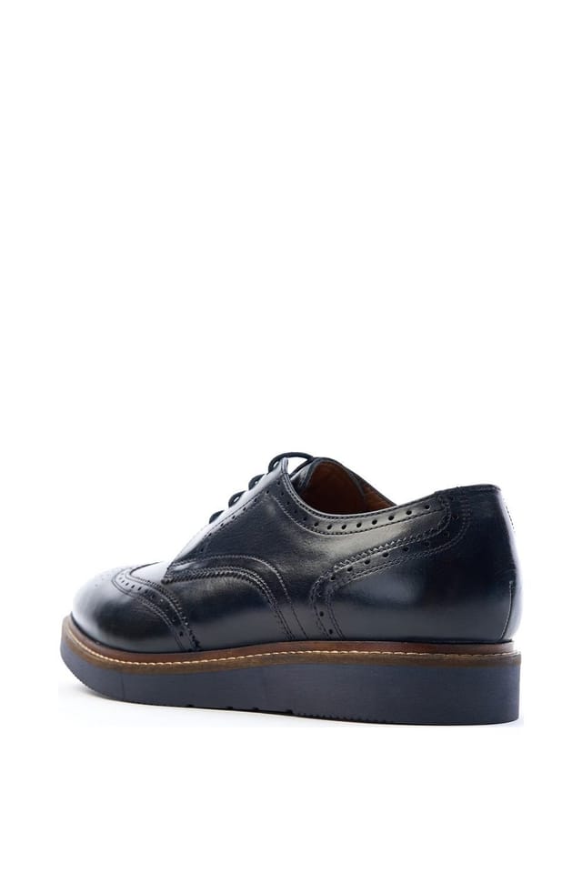Base London Base London Men's Joe Brogue Shoe in Navy - 2