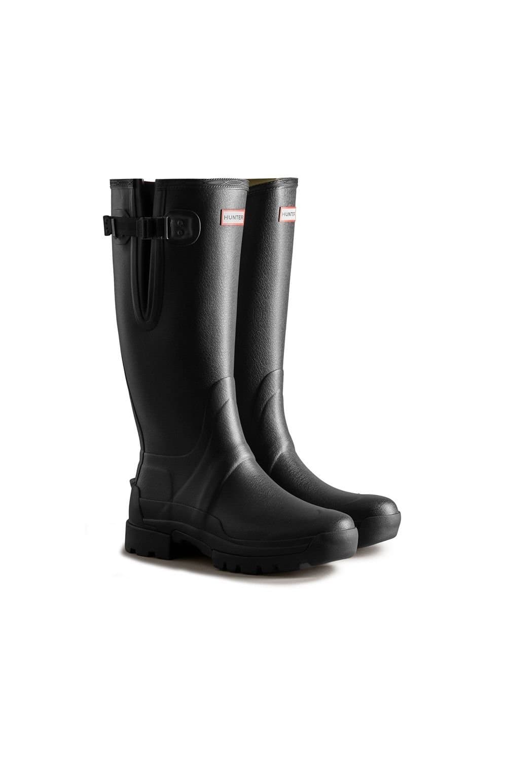 Hunter Hunter Men's 'Balmoral Adjustable' Wellington Boots in Black