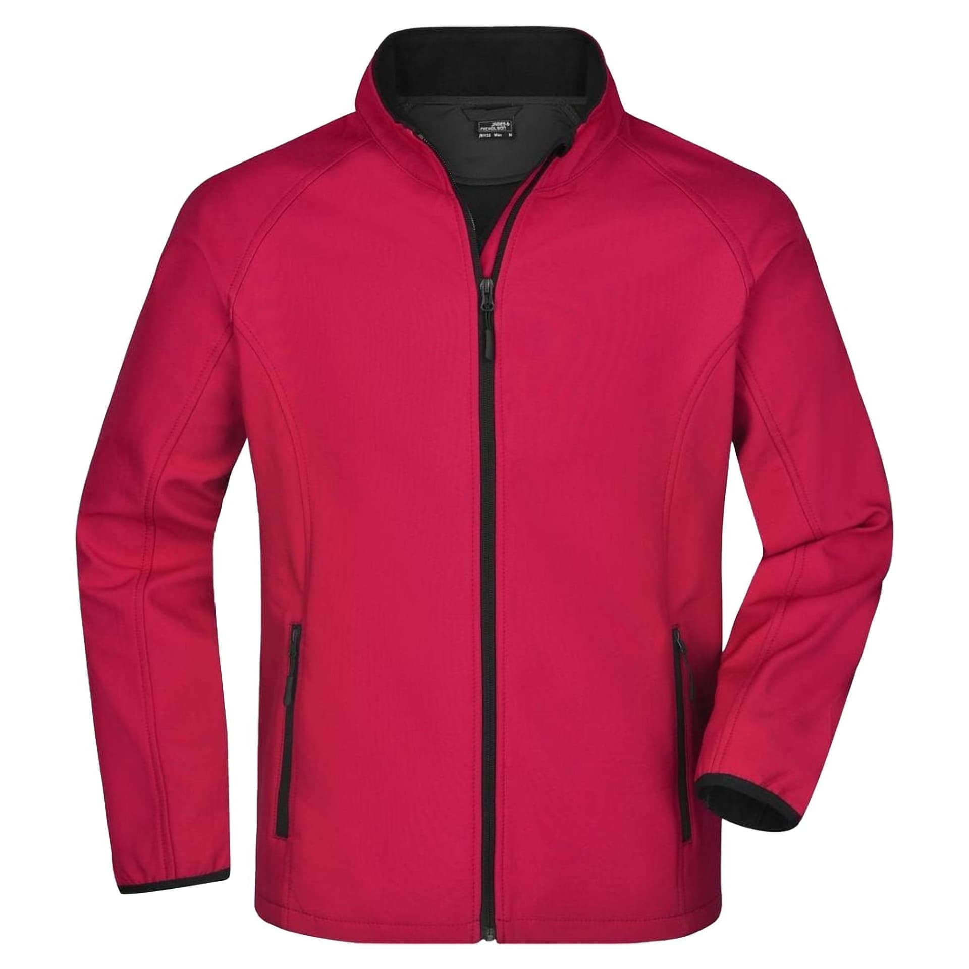 James and Nicholson James and Nicholson Men's Promo Soft Shell Jacket in Red