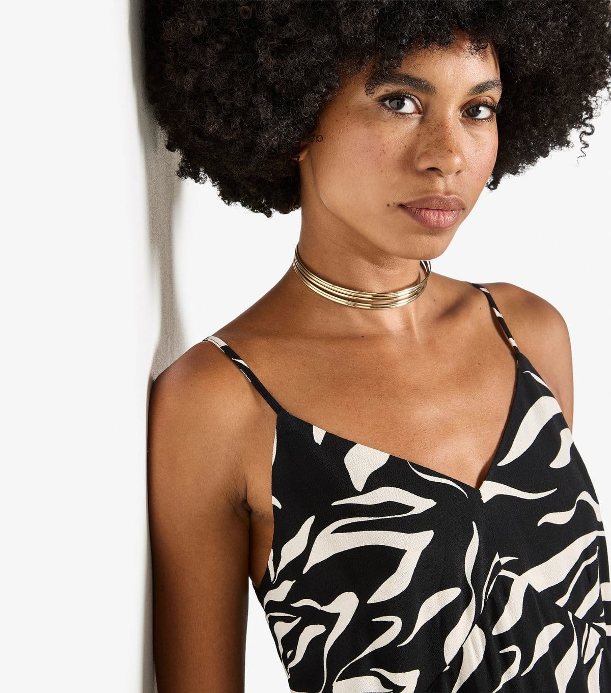 Apricot Women's Black Animal Print Trapeze Cami Maxi Dress Apricot New Look - 4