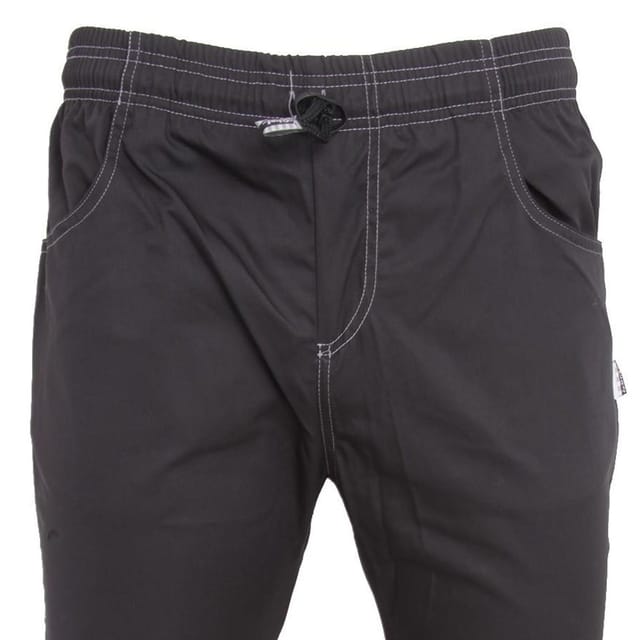 Le Chef Le Chef Men's Crease Resistant Prep Trousers in Black - 2