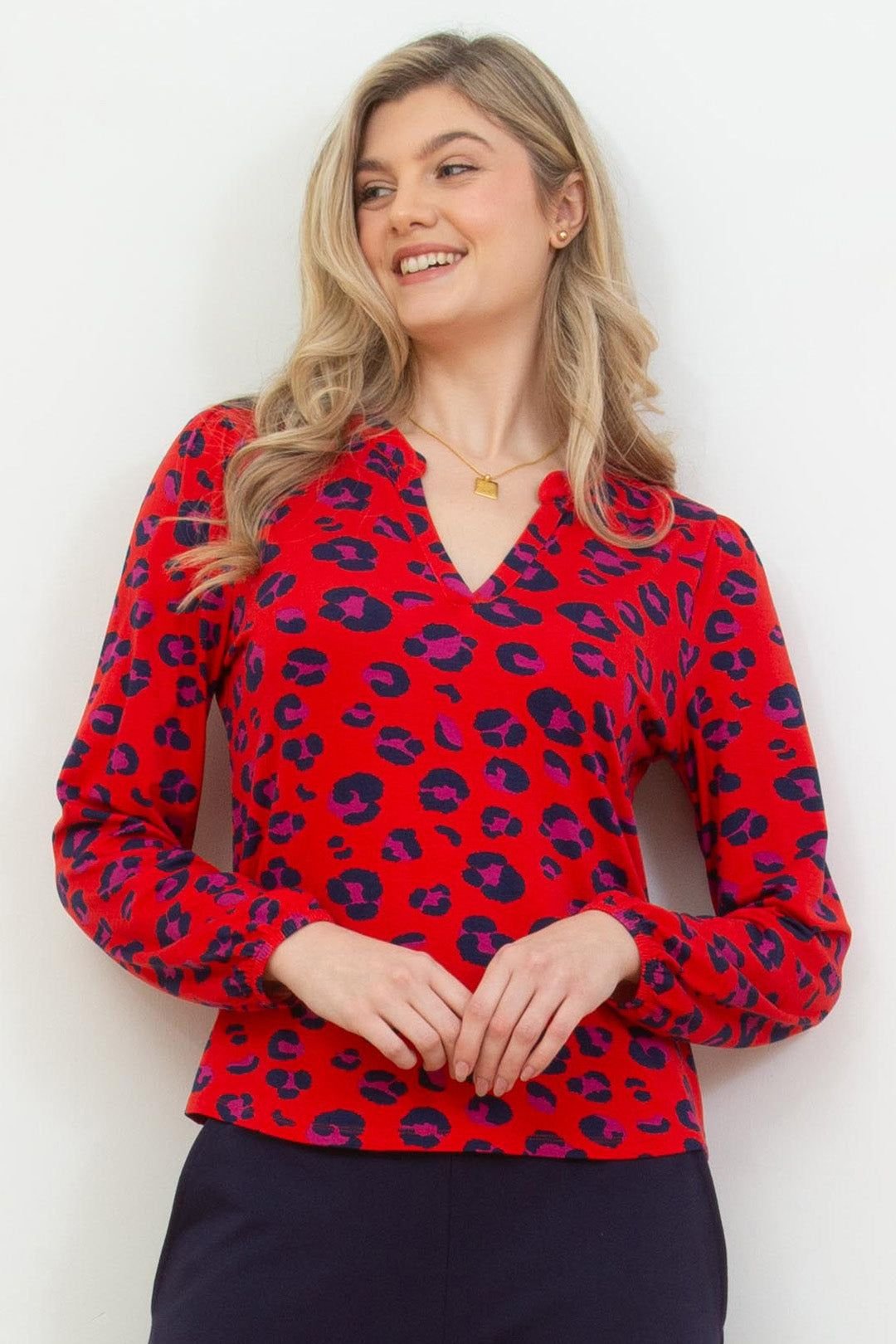 Kite Kite Women's Swyre Jersey Top in Red - 2