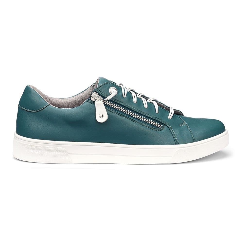 Hotter Hotter Women's Wide Fit 'Leonie' Trainers in Bottle Green