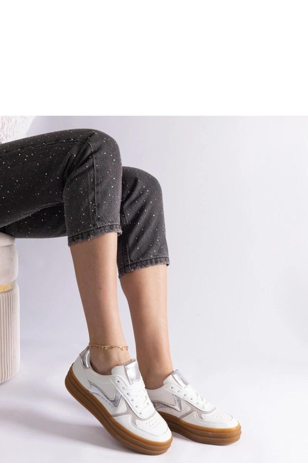 Love Lace Love Lace Women's Sport Shoes Sneakers with Rubber Sole & Lace Up Fit Everyday in White