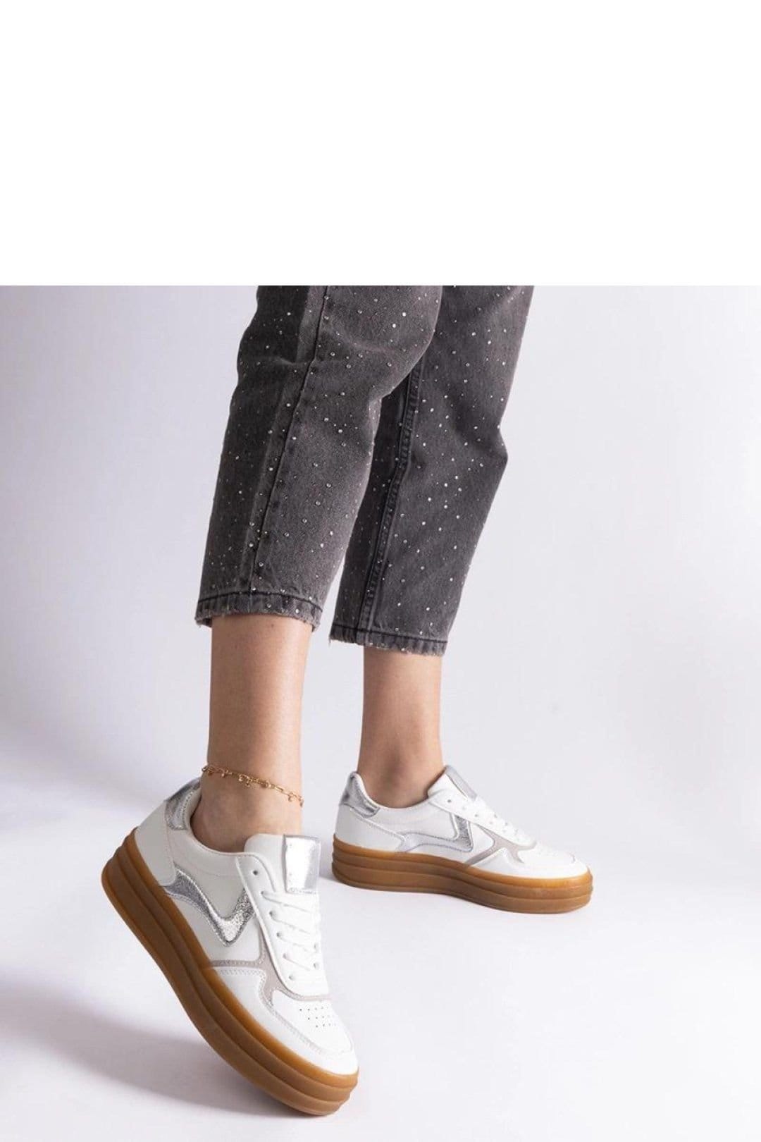 Love Lace Love Lace Women's Sport Shoes Sneakers with Rubber Sole & Lace Up Fit Everyday in White - 4
