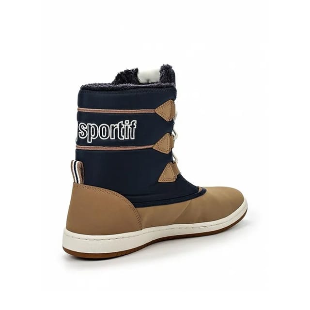 Le Coq Sportif Le Coq Sportif Women's Lace-Up Brown Synthetic Boots - 2