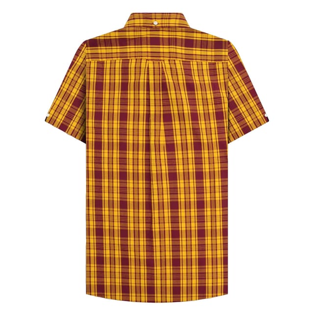 Lambretta Lambretta Men's SS25 Checked Shirt in Burgundy - 2