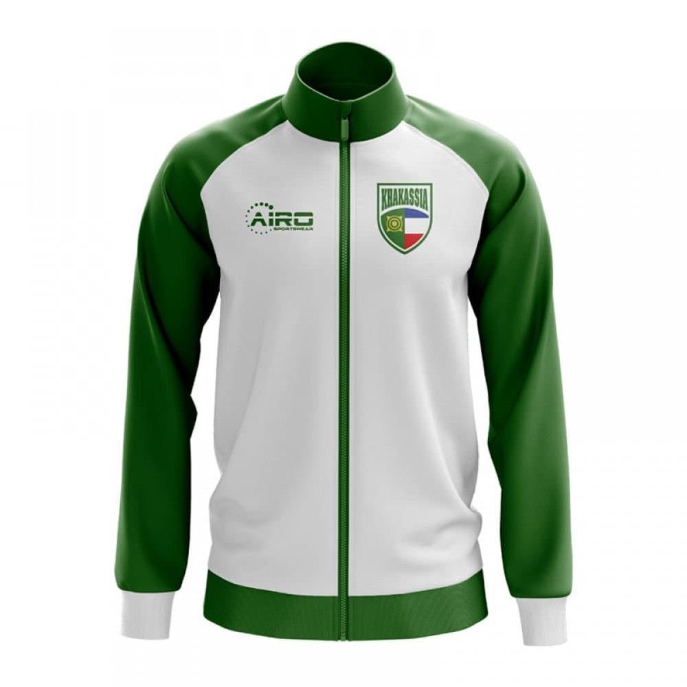 Khakassia Khakassia Men's Concept Football Track Jacket in White