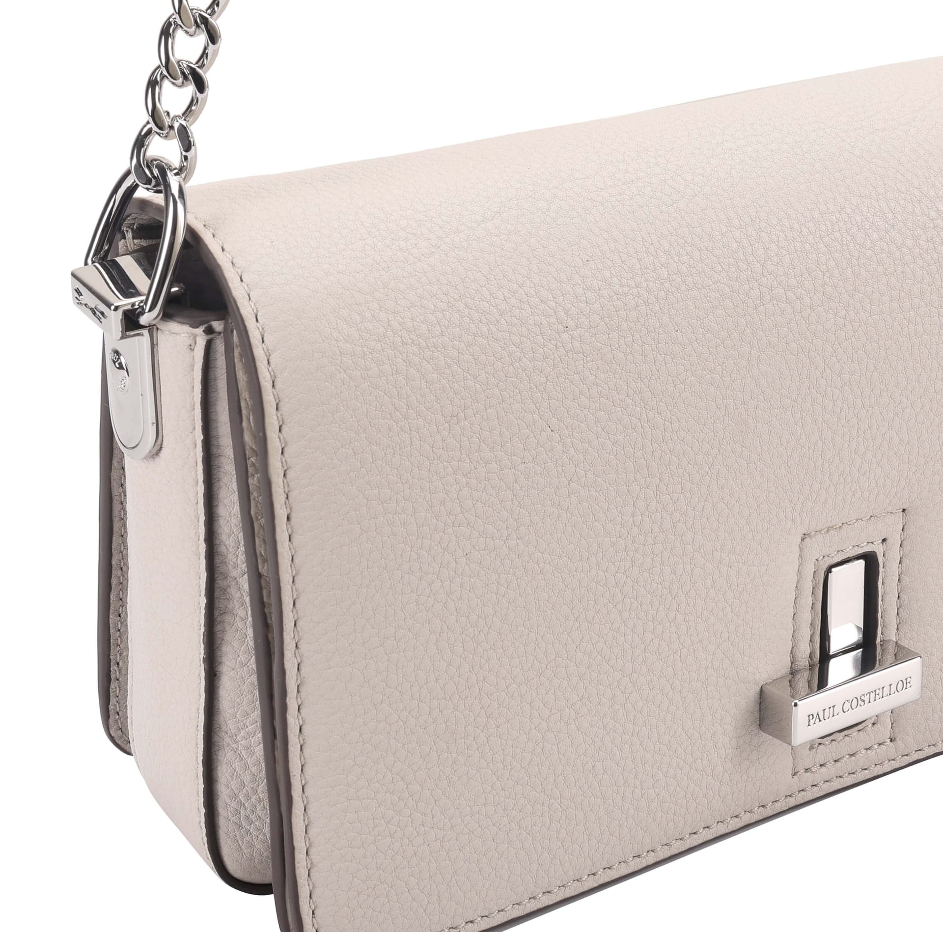 Paul Costelloe Paul Costelloe Women's Delaney Cross Body Bag in Light Grey - 4